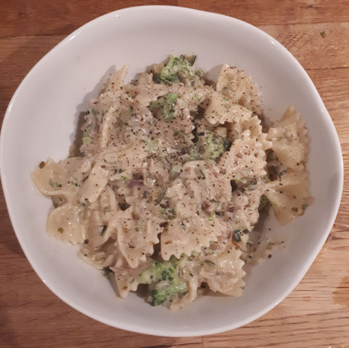 Creamy Courgette Pasta and Sauce
