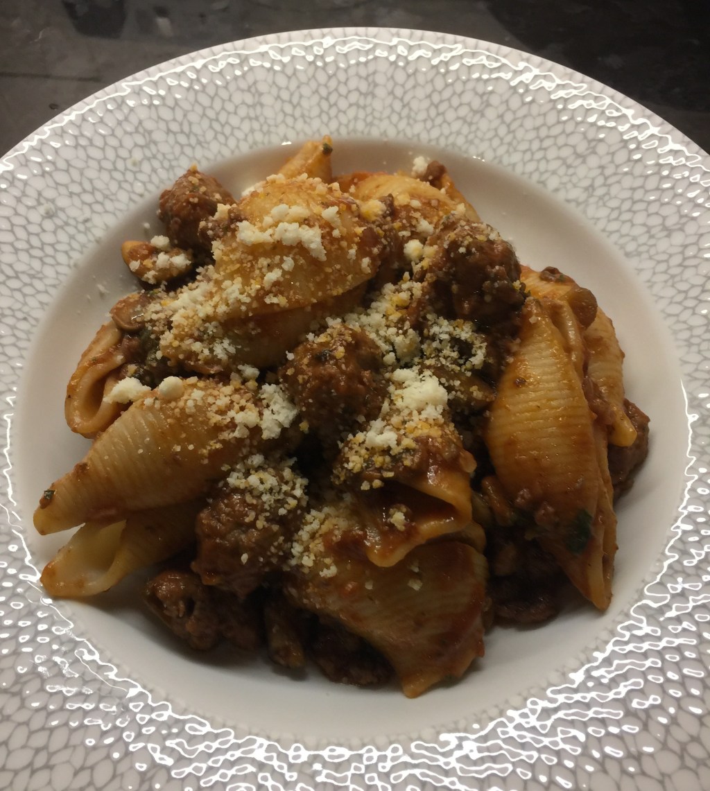 fennel sausage conchiglioni