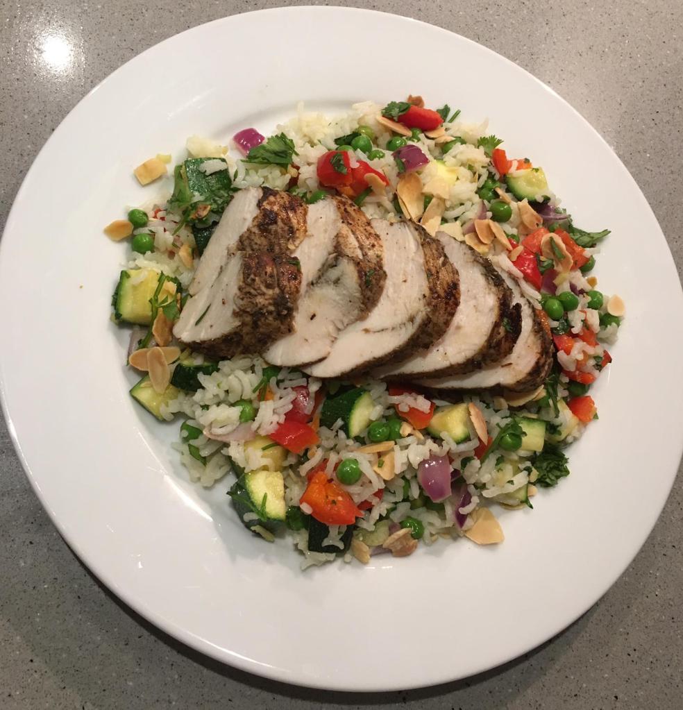 jerk chicken on rice