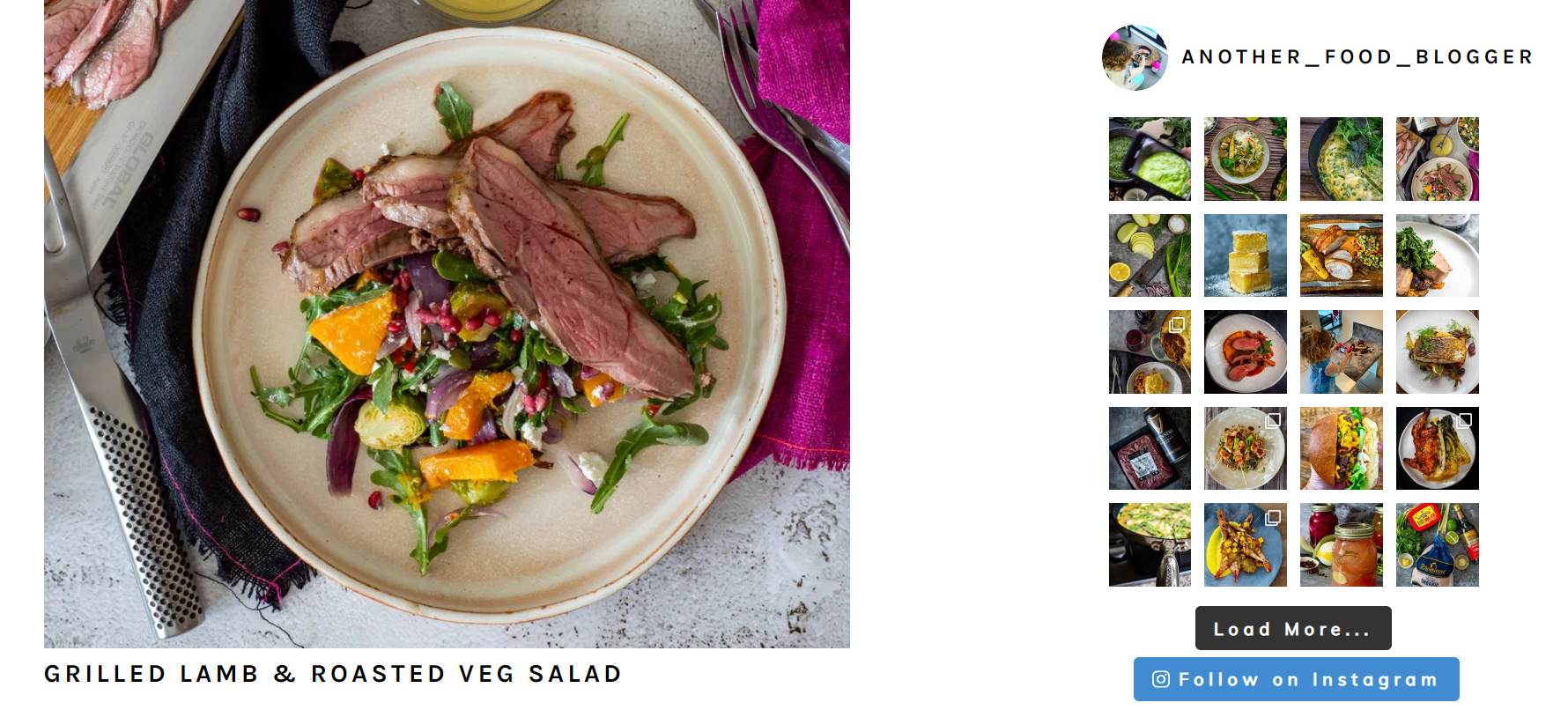 another food blogger